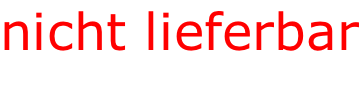 nicht lieferbar
